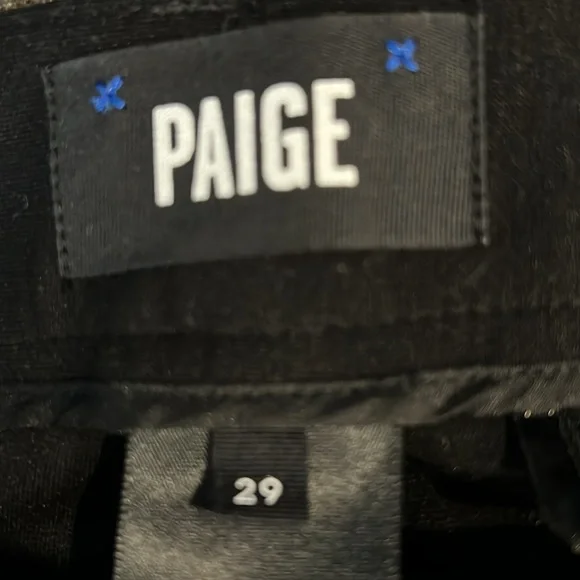 Paige sequined front black pant. - Picture 12 of 13